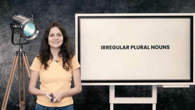 Irregular plural nouns