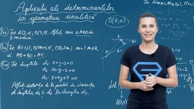 Aplicatii ale determinantilor in geometria analitica - P3