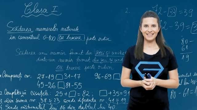Scăderea unui număr format din unități dintr-un număr format din zeci și unități - Probleme
