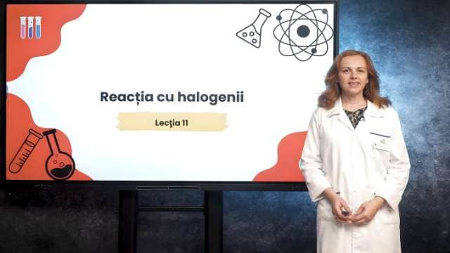 Reacția cu halogenii
