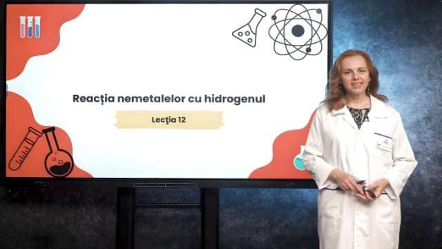 Reacția nemetalelor cu hidrogenul