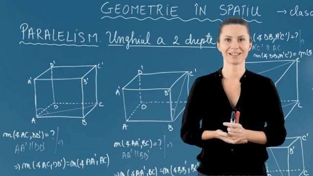 Paralelism: drepte paralele; unghiul a două drepte