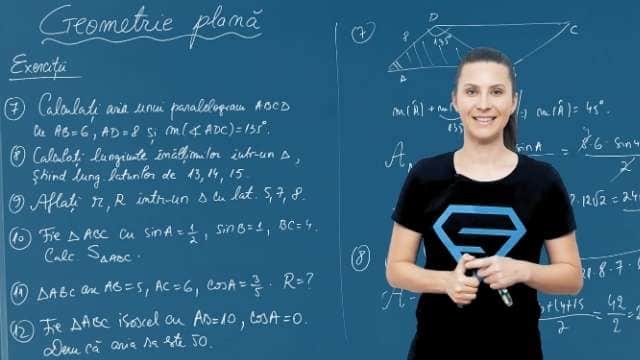 Geometrie plană - Exerciții - partea 2