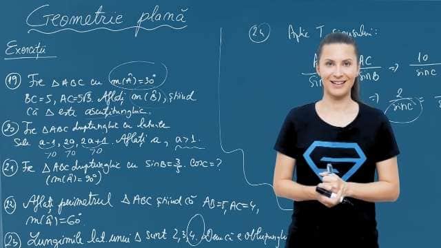 Geometrie plană - Exerciții - partea 4