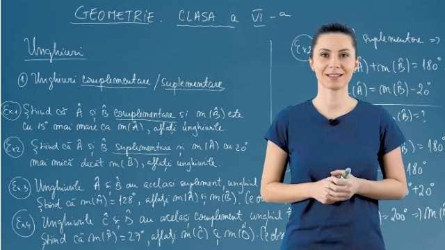 Unghiuri Complementare / Suplementare - Partea 2