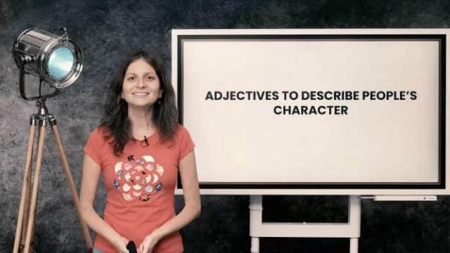 Adjectives to describe people's character