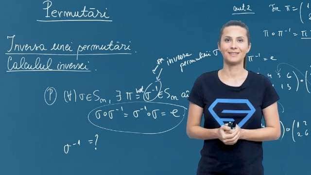 Inversa unei permutări. Calculul inversei