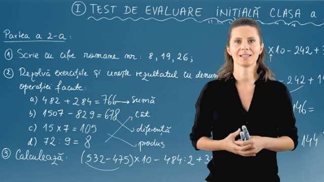 Test evaluare initiala - Model 1
