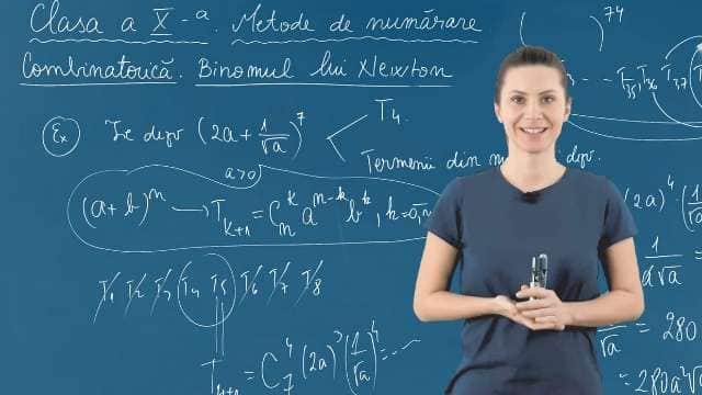 Combinatorică. Binomul lui Newton - Exerciții tip - P5