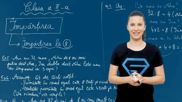 Împărțirea la 8 - probleme
