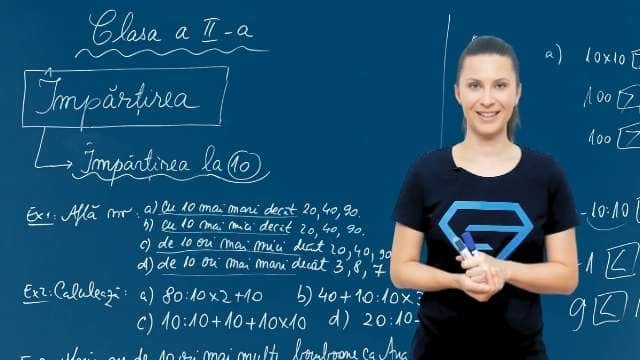 Împărțirea la 10