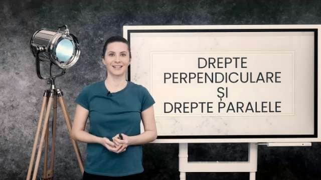 Drepte perpendiculare și drepte paralele