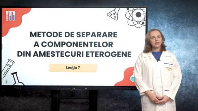 Metode de separare a componentelor din amestecuri eterogene | teorie + experimente