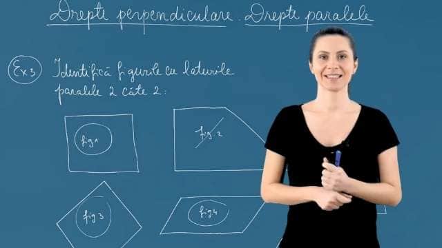 Drepte perpendiculare și drepte paralele - p2