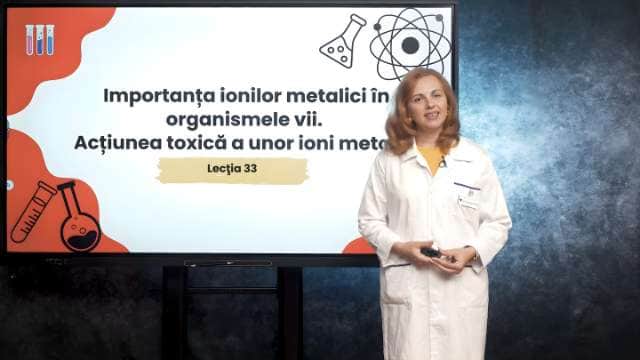 Importanța ionilor metalici în organismele vii. Acțiunea toxică a unor ioni metalici
