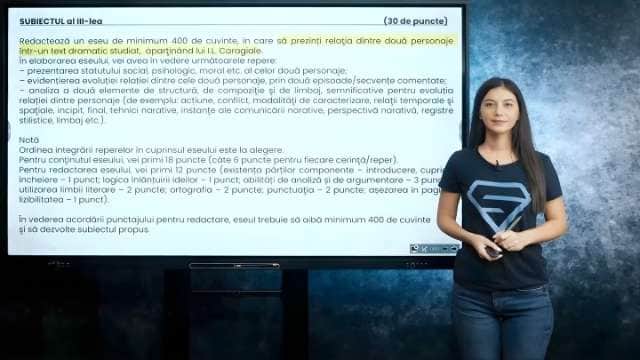 O scrisoare pierdută. I.L.Caragiale. Relația dintre două personaje