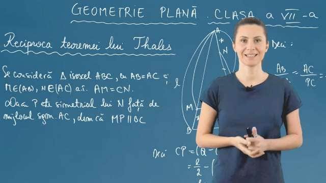 Reciproca teoremei lui Thales - Partea 2