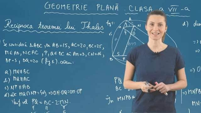 Reciproca teoremei lui Thales - Partea 3