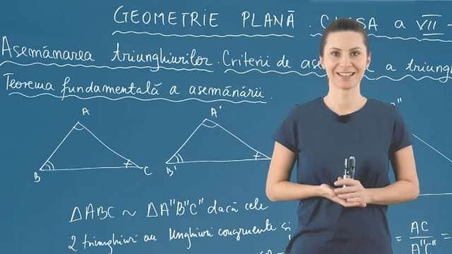 Asemănarea Triunghiurilor. Criterii de asemănare a triunghiurilor. Teorema fundamentala a asemanarii