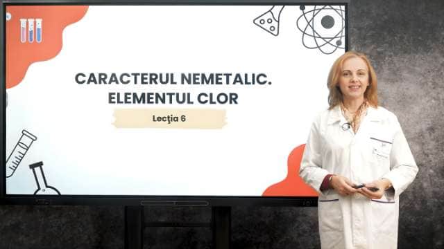 Caracterul nemetalic. Elementul clor