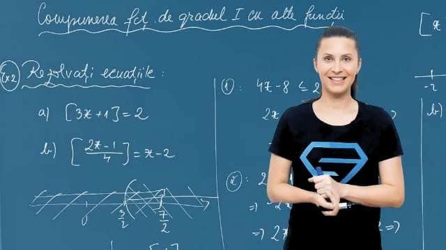Compunerea funcției de gradul I cu alte funcții - P2