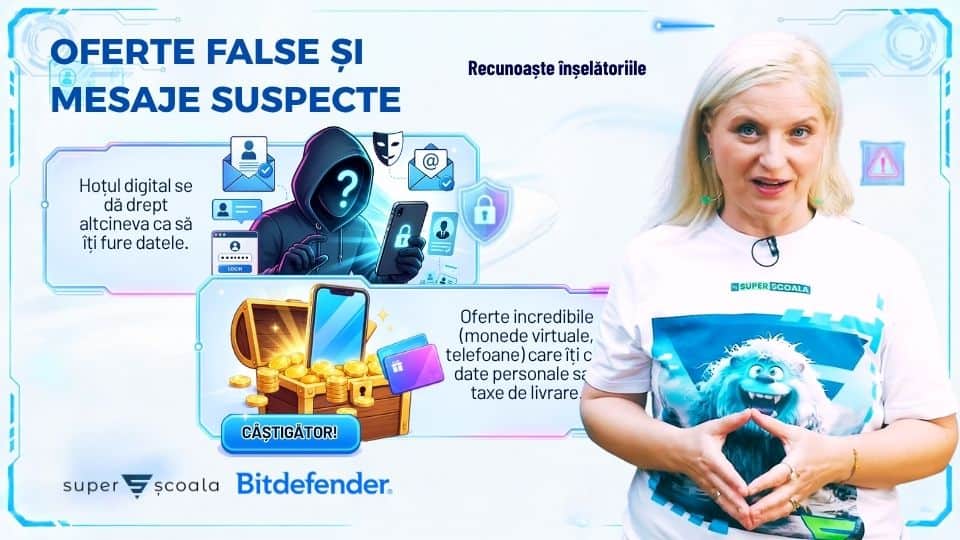 Oferte false și mesaje suspecte - Nu te lăsa păcălit/ă!