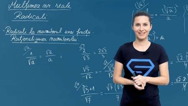 Radicali la numitorul unei fracții. Raționalizarea numitorului.