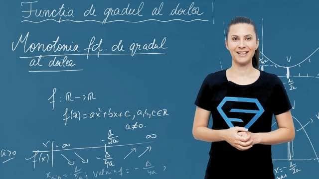 Monotonia funcției de gradul al doilea