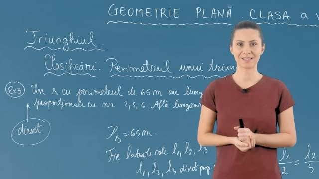 Triunghi. Definiție. Elemente. Clasificare. Perimetru - P4