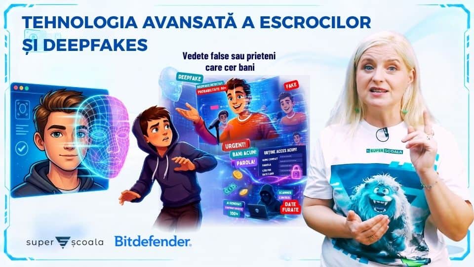 Tehnologia avansată a escrocilor - AI și deepfake-uri