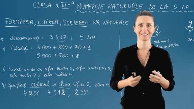 Formarea, citirea și scrierea numerelor naturale - Partea 2