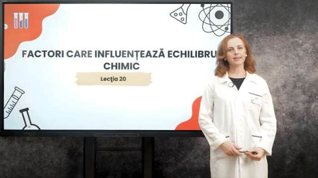 Factori care influențează echilibrul chimic