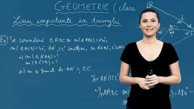 Linii importante in triunghi - P4