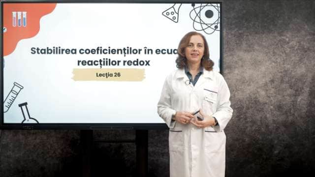 Stabilirea coeficienților în ecuațiile reacțiilor redox