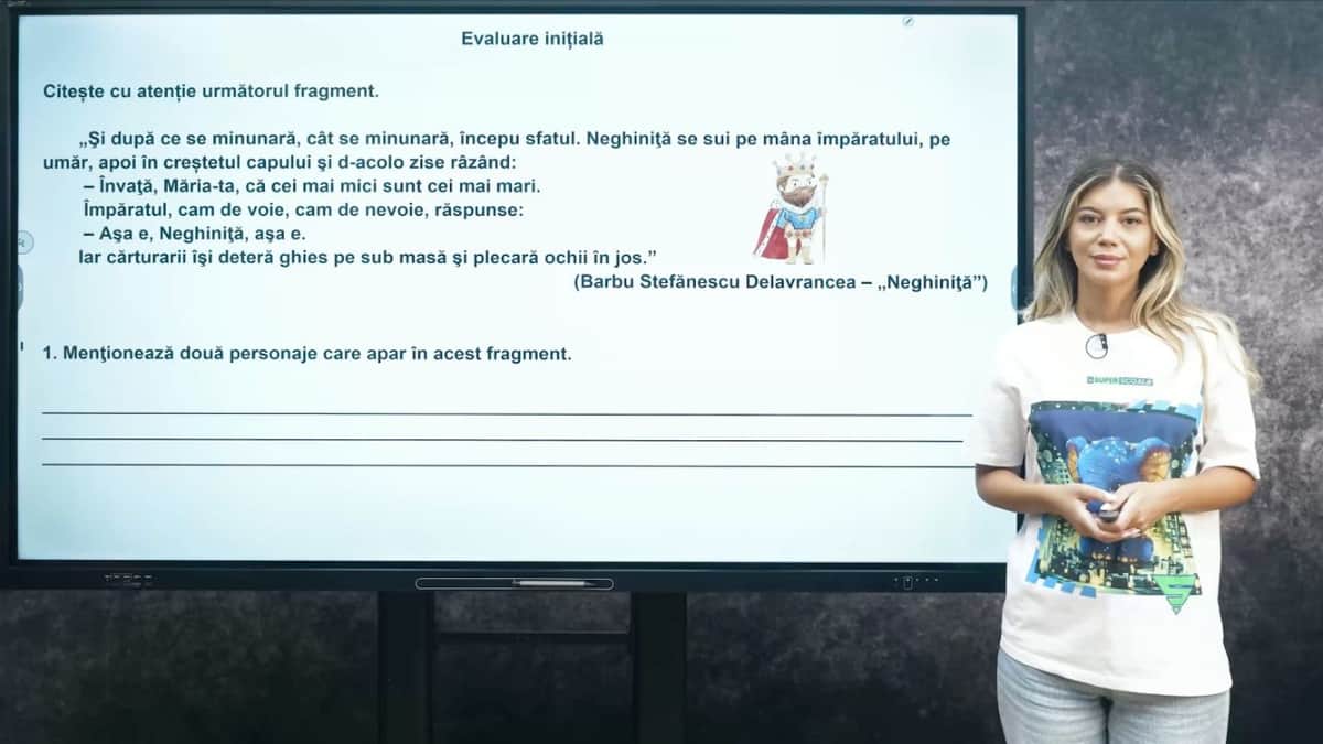 Test Evaluare Inițială