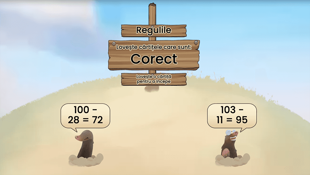 JOC - Recapitulare - Adunarea si scaderea numerelor naturale 0 -1000