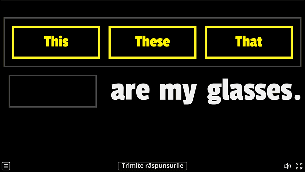 GAME - These and those