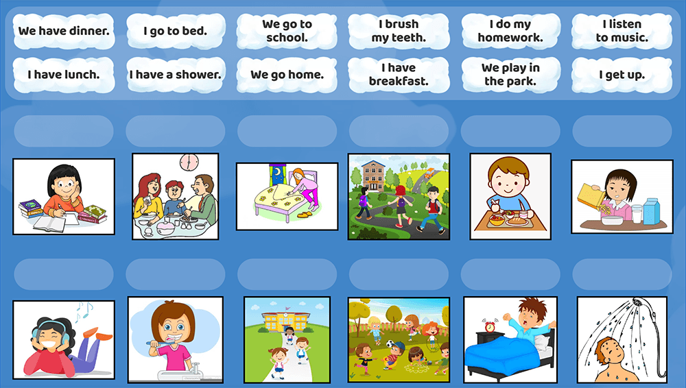 GAME - Daily routines