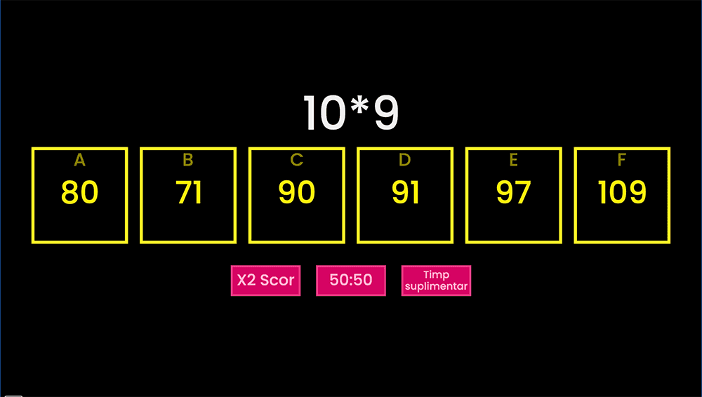 JOC - Proprietățile înmulțirii