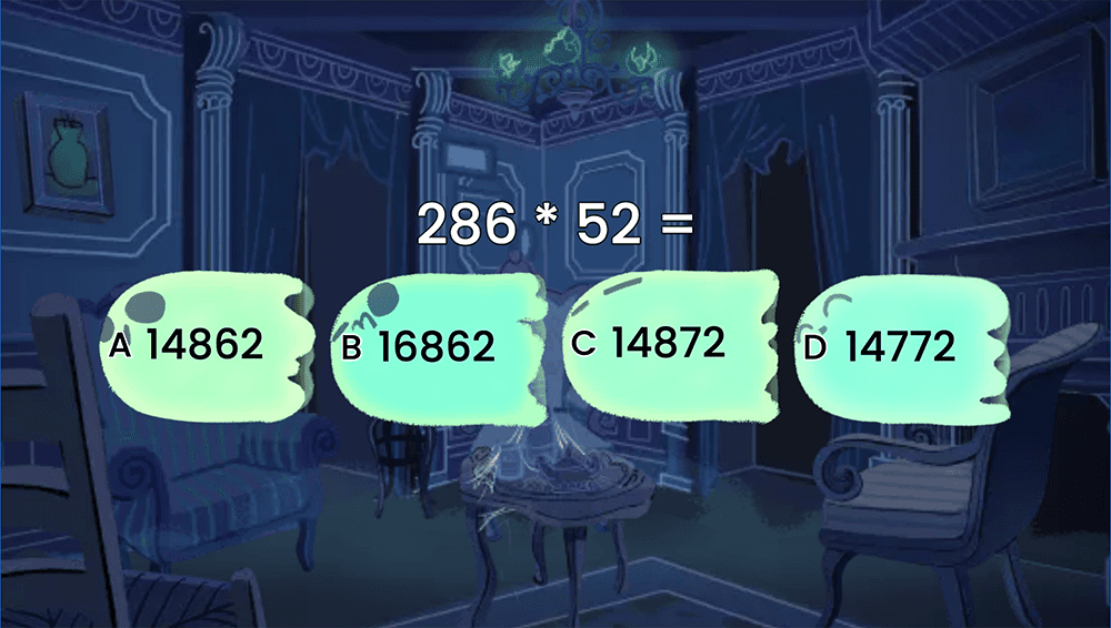 JOC - Înmulțirea unui număr de 2 sau 3 cifre cu un număr de 2 cifre