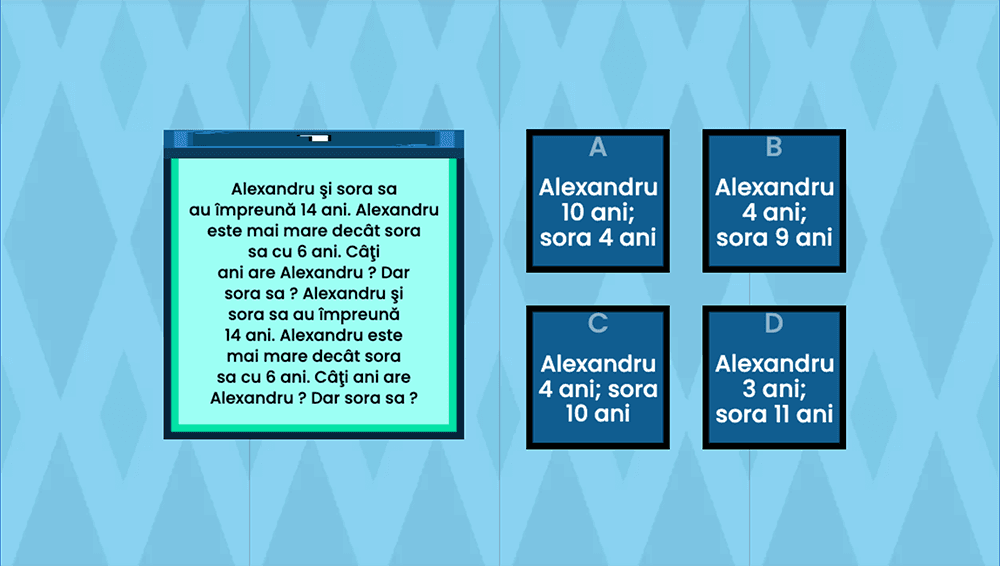 JOC - Probleme care se rezolvă prin metoda figurativă