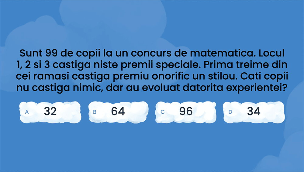 JOC - Probleme cu fracții - P2