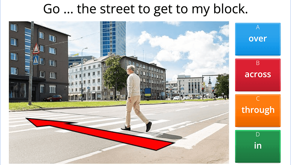 GAME - Prepositions of movement