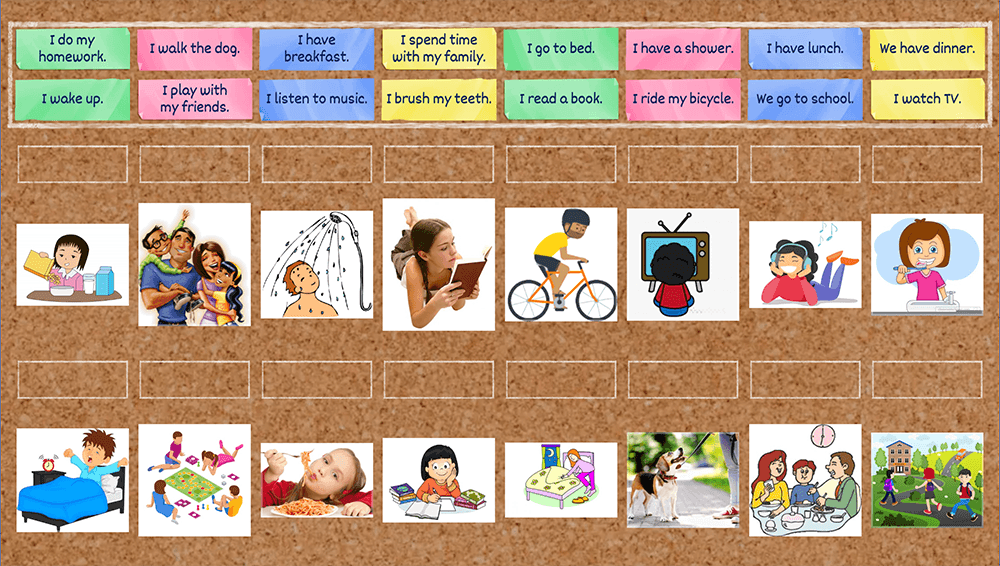 GAME - Daily routines and activities