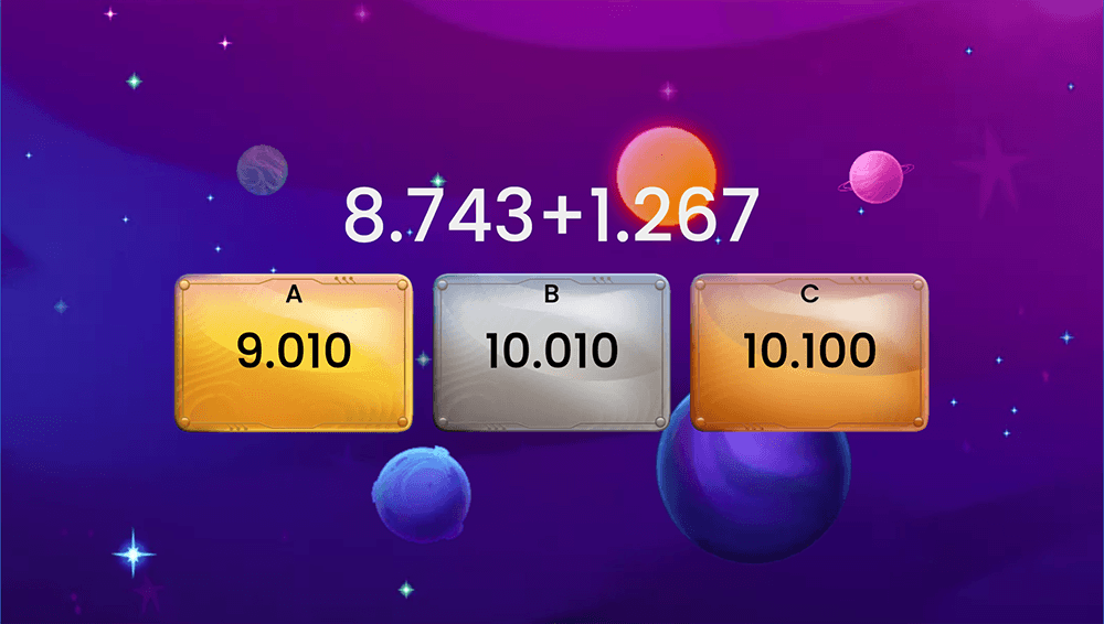 JOC - Adunarea / Scăderea cu mai multe treceri peste ordin