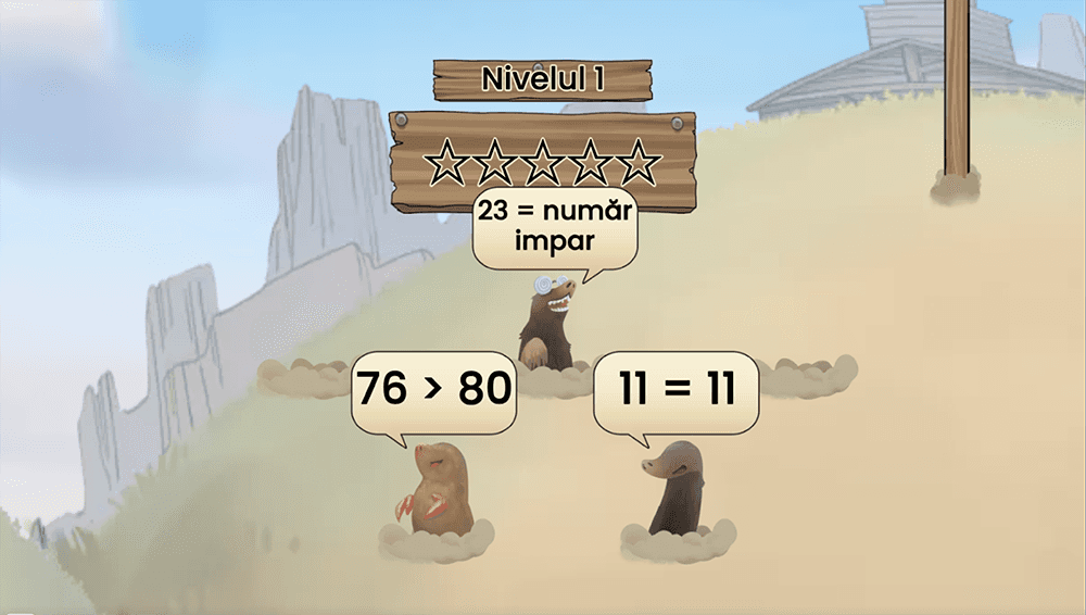 JOC - Recapitulare: Numere naturale de la 0 la 100