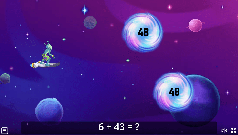 JOC - Adunarea unui număr natural format din zeci și unități cu un număr format din unități