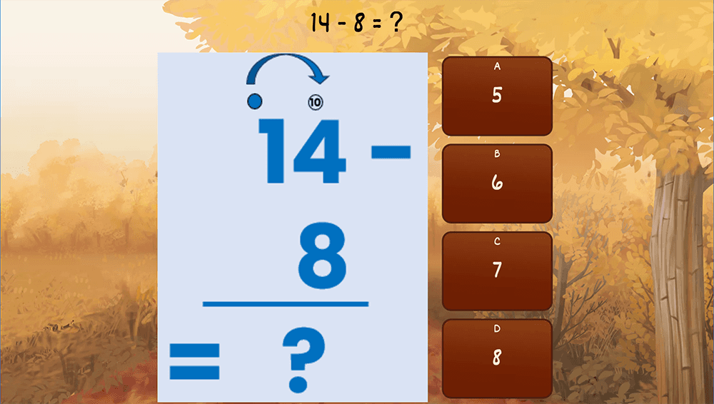 JOC - Scăderea cu trecere peste ordin