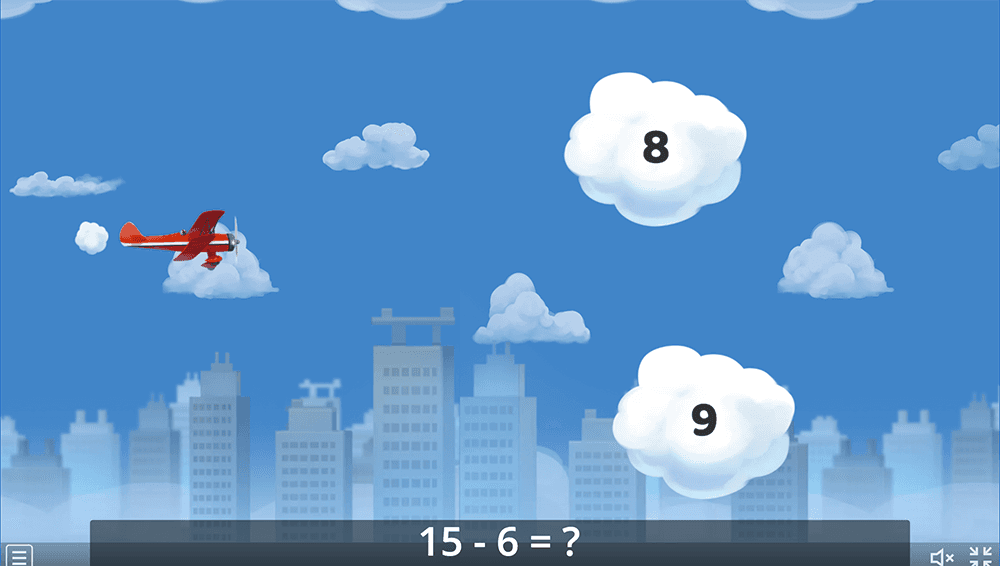 JOC - Adunări și scăderi în concentrul 0-20, cu trecere peste ordin