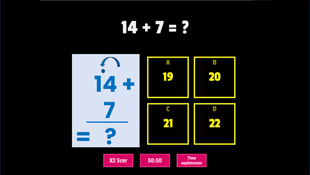 JOC - Adunarea unui număr format din zeci și unități, cu un număr format din unități